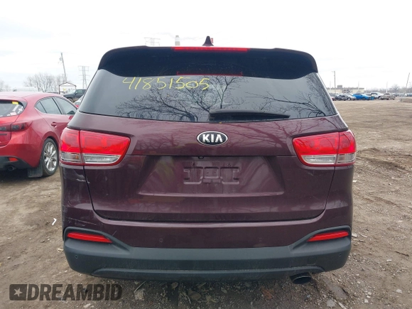 2017 Kia Sorento LX with VIN 5XYPG4A37HG217416, listed as a IAAI auction lot 41851505 with 109,140 mi miles and . Bid and sale history available at carsss.com. Image 16.