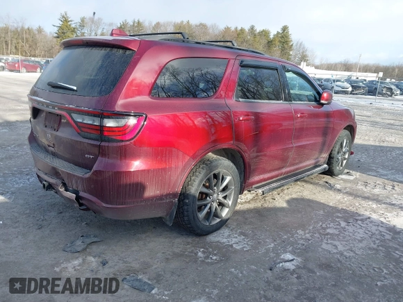 2017 Dodge Durango GT with VIN 1C4RDJDG8HC918100, listed as a IAAI auction lot 41428450 with 138,108 mi miles and . Bid and sale history available at carsss.com. Image 4.