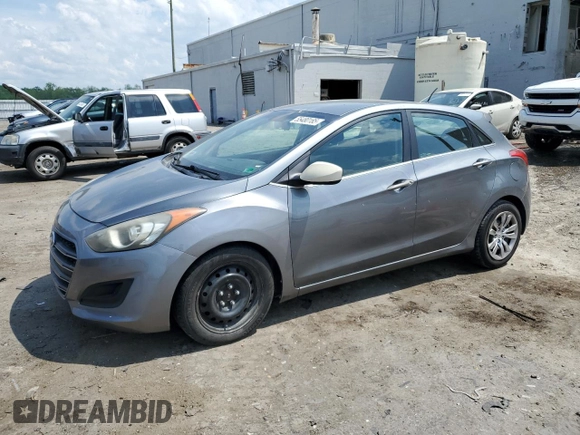 2016 Hyundai Elantra with VIN KMHD35LH1GU325584, listed as a Copart auction lot 55480185 with 180,173 mi miles and Salvage Title. Bid and sale history available at DreamBid. Image 1.