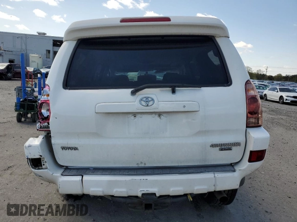 2005 Toyota 4Runner SR5 with VIN JTEBT14R950057489, listed as a Copart auction lot 52220245 with 287,061 mi miles and Salvage Title. Bid and sale history available at DreamBid. Image 6.