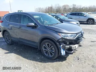 2022 Honda CR-V EX with VIN 5J6RW1H53NA011257, listed as a IAAI auction lot 41727284 with 105,543 mi miles. Bid and sale history available at carsss.com. Image 1.