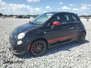 2012 FIAT 500 Abarth with VIN 3C3CFFFH0CT363258, listed as a Copart auction lot 55003875 with 65,687 mi miles and Clean title. Bid and sale history available at DreamBid. Image 1.