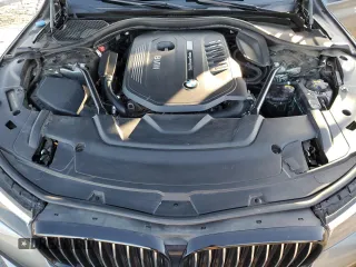 2017 BMW 7 Series 740i with VIN WBA7E2C32HG740988, listed as a Copart auction lot 49613465 with 63,646 mi miles and Salvage Title. Bid and sale history available at carsss.com. Image 12.