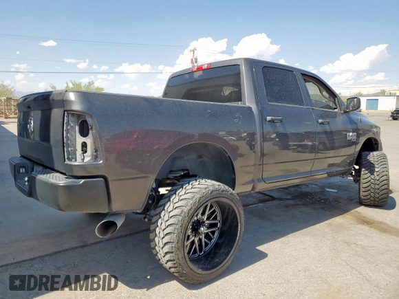 2022 Ram 1500 Tradesman with VIN 3C6RR6KG4NG291199, listed as a Copart auction lot 56092405 with 42,804 mi miles and Salvage title. Bid and sale history available at DreamBid. Image 3.