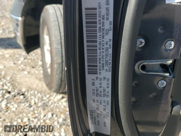 2017 Ram 1500 Tradesman with VIN 1C6RR6FT7HS512363, listed as a Copart auction lot 86315194 with 117,529 mi miles and Salvage title. Bid and sale history available at DreamBid. Image 15.