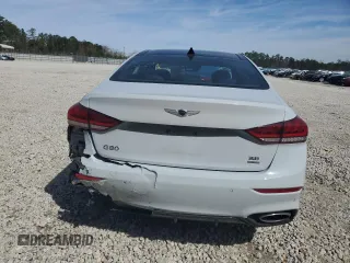 2019 Genesis G80 3.8L with VIN KMHGN4JE5KU290938, listed as a Copart auction lot 49479885 with 35,370 mi miles and Salvage Title. Bid and sale history available at carsss.com. Image 6.