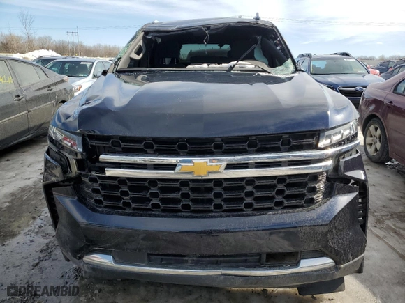 2022 Chevrolet Tahoe LS with VIN 1GNSKMKD0NR169536, listed as a Copart auction lot 44471545 with 0 mi miles and Non Repairable. Bid and sale history available at carsss.com. Image 5.