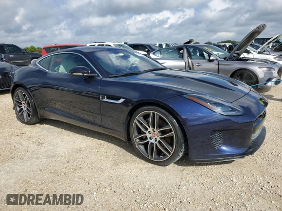 2018 Jaguar F-Type with VIN SAJDD1EV9JCK50144, listed as a Copart auction lot 73754504 with Not Provided miles and Non Repairable. Bid and sale history available at DreamBid. Image 4.