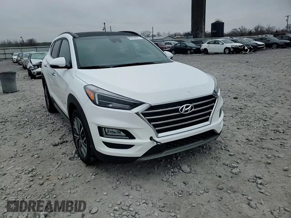 2021 Hyundai Tucson Ultimate with VIN KM8J33AL8MU371486, listed as a Copart auction lot 43250025 with 41,760 mi miles and Salvage title. Bid and sale history available at DreamBid. Image 12.