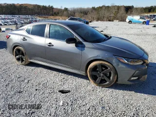 2022 Nissan Sentra SR with VIN 3N1AB8DV7NY210663, listed as a Copart auction lot 89328285 with 57,991 mi miles and Salvage Title. Bid and sale history available at carsss.com. Image 4.