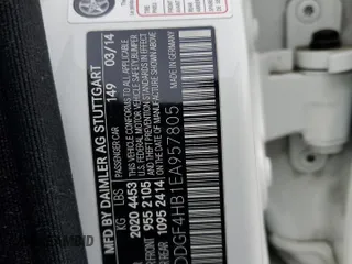 2014 Mercedes-Benz C 250 Sport с VIN WDDGF4HB1EA957805, выставлен на аукционе Copart как лот 53570455 с пробегом 35 894 миль миль и Списание • Salvage title. История ставок и продаж доступна на DreamBid. Изображение 12.