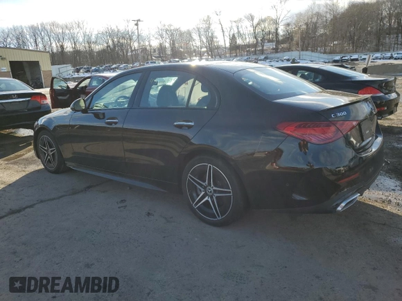 2024 Mercedes-Benz C 300 with VIN W1KAF4HB1RR183620, listed as a Copart auction lot 45744475 with 12,237 mi miles and Salvage Title. Bid and sale history available at DreamBid. Image 2.