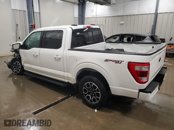 2022 Ford F-150 XL with VIN 1FTFW1E88NFC13599, listed as a Copart auction lot 44588515 with 73,197 mi miles and Salvage Title. Bid and sale history available at carsss.com. Image 2.