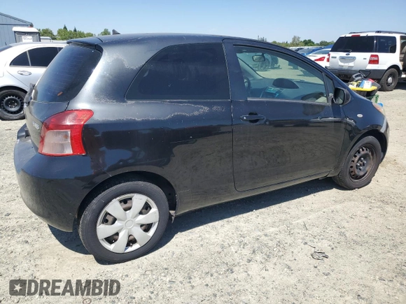 2008 Toyota Yaris with VIN JTDJT923785177098, listed as a Copart auction lot 56070785 with 138,152 mi miles and Salvage Title. Bid and sale history available at DreamBid. Image 3.