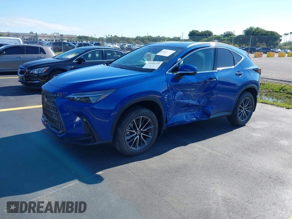 2025 Lexus NX 250 Premium with VIN 2T2GDCAZ9SC024917, listed as a IAAI auction lot 42266349 with 1,343 mi miles and . Bid and sale history available at DreamBid. Image 17.