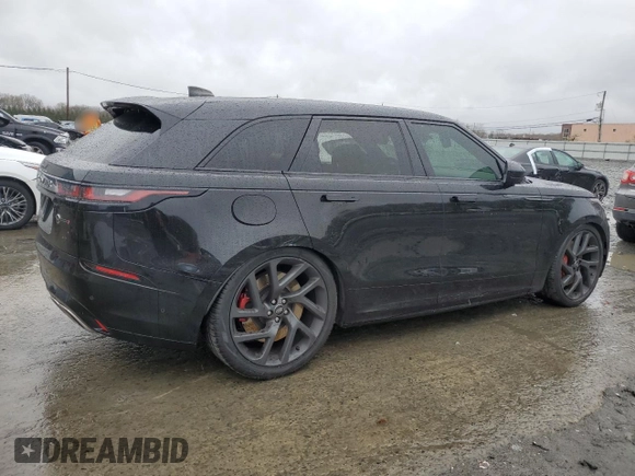 2020 Land Rover Range Rover Velar with VIN SALYU2EE2LA265257, listed as a Copart auction lot 52770455 with Not provided miles and Clean title. Bid and sale history available at DreamBid. Image 3.
