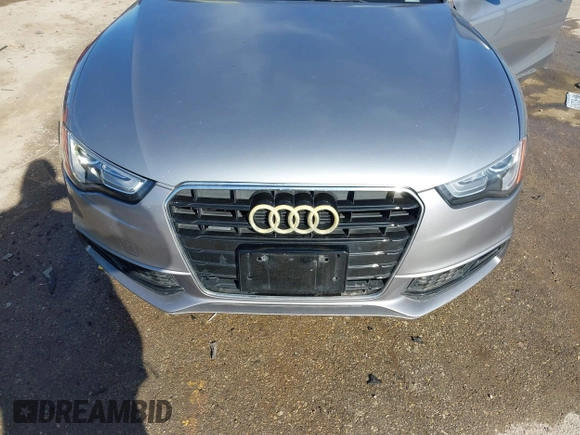 2016 Audi A5 Premium Plus with VIN WAUM2AFR6GA001582, listed as a IAAI auction lot 41288338 with 92,440 mi miles. Bid and sale history available at carsss.com. Image 6.
