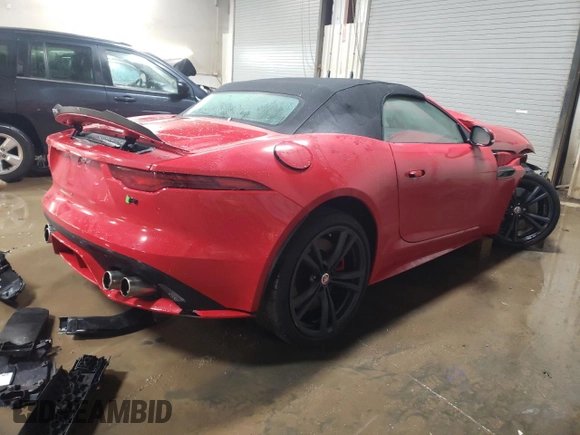 2022 Jaguar F-Type with VIN SAJD55FE3NCK77770, listed as a Copart auction lot 84887134 with Not Provided miles and Salvage Title. Bid and sale history available at DreamBid. Image 3.
