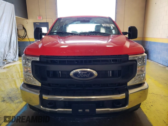 2021 Ford Super Duty F-250 SRW XL with VIN 1FT7W2B69MEC39033, listed as a Copart auction lot 48792145 with 137,804 mi miles and Clean Title. Bid and sale history available at carsss.com. Image 5.