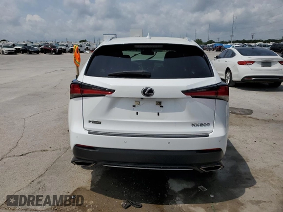 2020 Lexus NX 300 F Sport with VIN JTJSARBZ5L5010517, listed as a Copart auction lot 56930315 with Not provided miles and Salvage title. Bid and sale history available at DreamBid. Image 6.