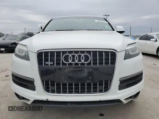 2015 Audi Q7 3.0T Premium with VIN WA1CGAFE8FD017755, listed as a Copart auction lot 45472515 with 0 mi miles and Salvage Title. Bid and sale history available at carsss.com. Image 5.