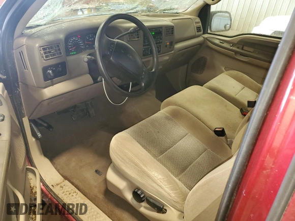 2002 Ford F-250 XL with VIN 1FTNF20LX2EB18296, listed as a Copart auction lot 64506675 with 121,467 mi miles and Salvage title. Bid and sale history available at DreamBid. Image 8.