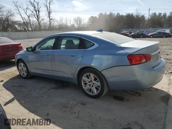 2015 Chevrolet Impala LS with VIN 1G11X5SL7FU120571, listed as a Copart auction lot 53372365 with 88,712 mi miles and Non Repairable. Bid and sale history available at DreamBid. Image 2.