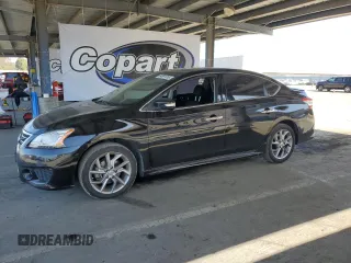 2015 Nissan Sentra SR with VIN 3N1AB7AP1FY223782, listed as a Copart auction lot 54991055 with 78,383 mi miles and Clean Title. Bid and sale history available at DreamBid. Image 1.