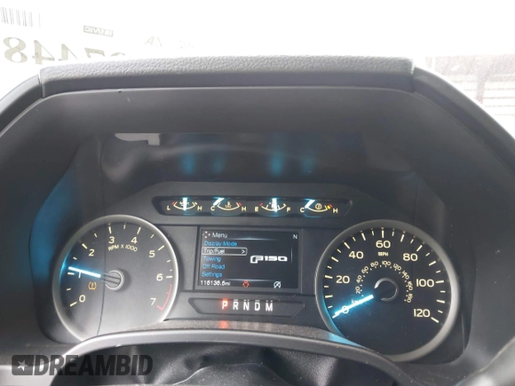 2019 Ford F-150 XL with VIN 1FTFW1E56KFB72035, listed as a IAAI auction lot 41974489 with 116,136 mi miles. Bid and sale history available at carsss.com. Image 7.
