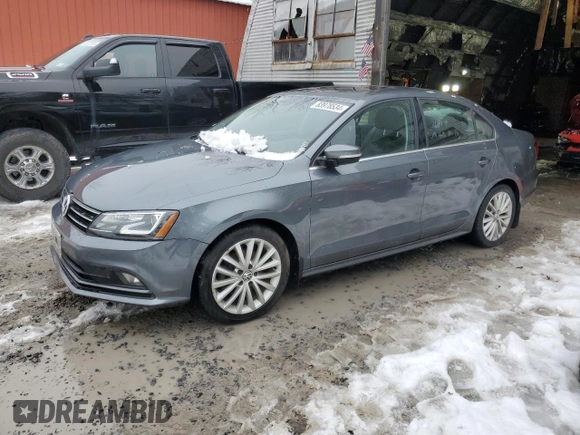 2016 Volkswagen Jetta Sedan 1.8T SEL with VIN 3VWL07AJ0GM327547, listed as a Copart auction lot 83978534 with 91,188 mi miles and Salvage Title. Bid and sale history available at carsss.com. Image 1.