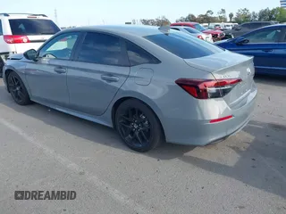 2025 Honda Civic Sport with VIN 2HGFE2F5XSH506137, listed as a IAAI auction lot 42045331 with 19,324 mi miles and . Bid and sale history available at DreamBid. Image 3.