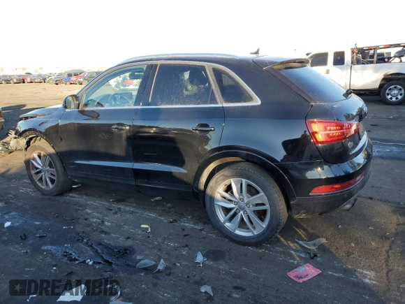 2016 Audi Q3 Premium Plus with VIN WA1BFCFS2GR010921, listed as a Copart auction lot 88348235 with 97,618 mi miles and Salvage Title. Bid and sale history available at carsss.com. Image 2.