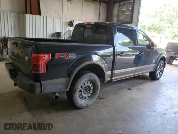 2015 Ford F-150 XLT with VIN 1FTEW1EG5FFB90805, listed as a Copart auction lot 54433415 with 249,920 mi miles and Salvage title. Bid and sale history available at DreamBid. Image 3.