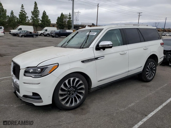 2022 Lincoln Navigator Black Label with VIN 5LMJJ2TT5NEL02261, listed as a Copart auction lot 72195404 with 96,478 mi miles and Salvage Title. Bid and sale history available at carsss.com. Image 1.