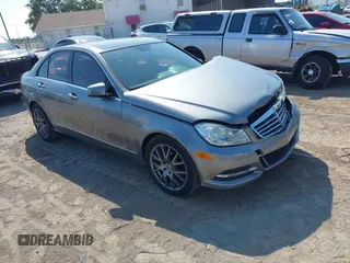 2012 Mercedes-Benz C 300 Sport with VIN WDDGF8BB9CR197914, listed as a IAAI auction lot 42187624 with 121,196 mi miles and . Bid and sale history available at DreamBid. Image 1.