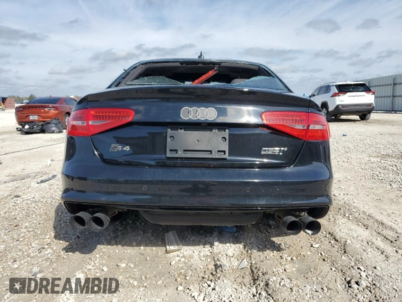 2016 Audi S4 Premium Plus with VIN WAUBGAFL4GA002704, listed as a Copart auction lot 42645005 with 68,049 mi miles and Salvage Title. Bid and sale history available at carsss.com. Image 6.