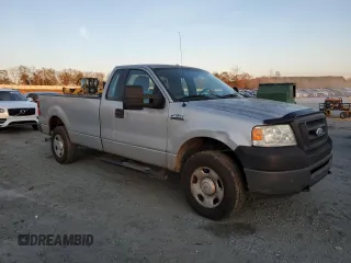2007 Ford F-150 XL with VIN 1FTRF14V97NA49566, listed as a Copart auction lot 82015904 with 116,627 mi miles and Salvage title. Bid and sale history available at DreamBid. Image 4.