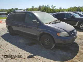 2007 Dodge Grand Caravan SE with VIN 1D4GP24R37B260635, listed as a Copart auction lot 53447825 with Not Provided miles and Clean Title. Bid and sale history available at DreamBid. Image 4.