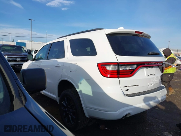 2018 Dodge Durango GT with VIN 1C4RDJDGXJC291325, listed as a IAAI auction lot 41832731 with 65,612 mi miles and . Bid and sale history available at DreamBid. Image 3.