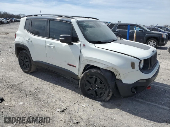 2018 Jeep Renegade Trailhawk with VIN ZACCJBCB6JPG95244, listed as a Copart auction lot 49767165 with 93,526 mi miles and Salvage Title. Bid and sale history available at carsss.com. Image 4.