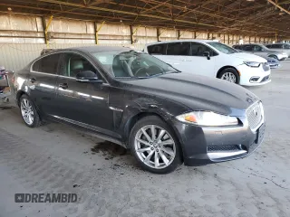 2013 Jaguar XF I4 RWD with VIN SAJWA0ES9DPS78797, listed as a Copart auction lot 42377585 with 129,987 mi miles and Salvage Title. Bid and sale history available at carsss.com. Image 4.
