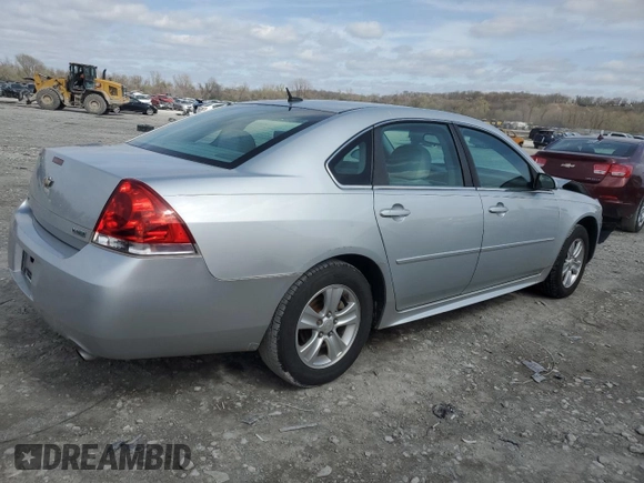 2012 Chevrolet Impala LS Retail with VIN 2G1WA5E37C1141737, listed as a Copart auction lot 51090875 with 105,277 mi miles and Salvage Title. Bid and sale history available at DreamBid. Image 3.