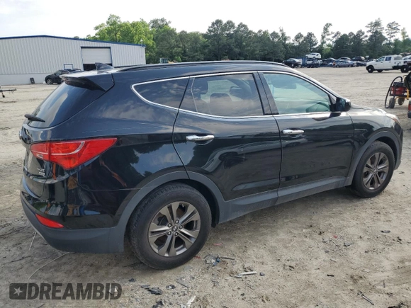 2014 Hyundai Santa Fe with VIN 5XYZUDLBXEG198796, listed as a Copart auction lot 56596375 with 106,017 mi miles and Salvage title. Bid and sale history available at DreamBid. Image 3.
