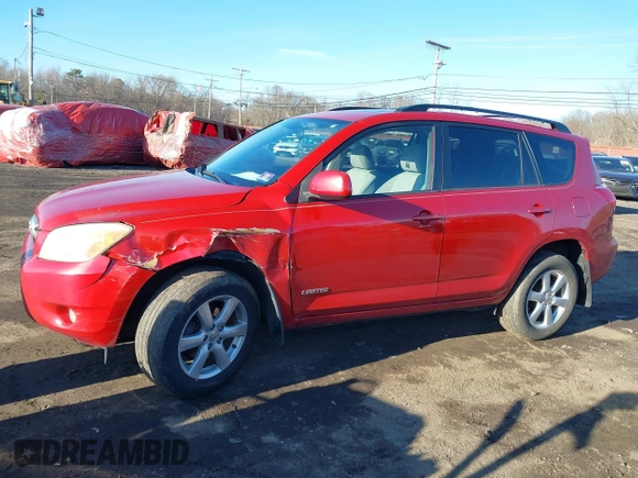 2007 Toyota RAV4 Limited with VIN JTMBK31V076027687, listed as a IAAI auction lot 41592704 with 247,113 mi miles. Bid and sale history available at carsss.com. Image 14.