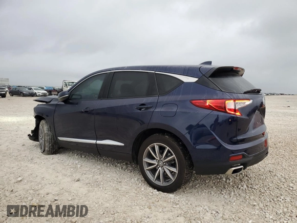 2023 Acura RDX Technology with VIN 5J8TC1H57PL009346, listed as a Copart auction lot 51803585 with 10,122 mi miles and Salvage title. Bid and sale history available at DreamBid. Image 2.