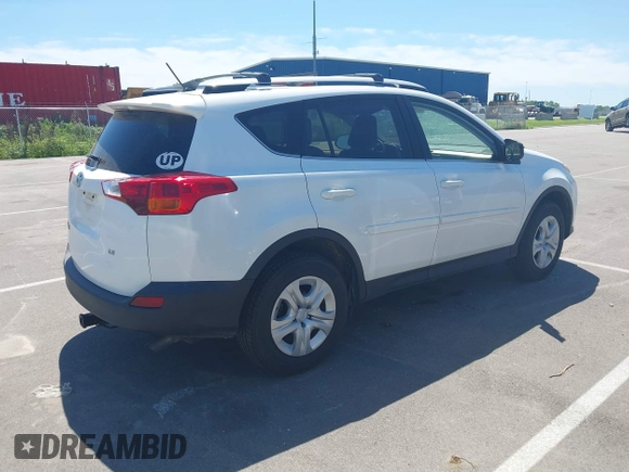2013 Toyota RAV4 LE with VIN JTMBFREV4D5017389, listed as a IAAI auction lot 42648901 with 107,120 mi miles and . Bid and sale history available at DreamBid. Image 4.