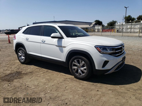 2021 Volkswagen Atlas S with VIN 1V2AC2CA5MC238103, listed as a Copart auction lot 71294704 with 35,543 mi miles and Salvage title. Bid and sale history available at DreamBid. Image 4.