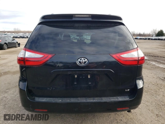 2016 Toyota Sienna LE AAS z VIN 5TDKK3DC7GS712022, wystawiony jako Copart lot #79108114 z przebiegiem 78 235 mil mil oraz Szkoda całkowita • Salvage title. Historia ofert i sprzedaży dostępna na DreamBid. Obrazek 6.