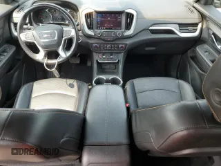 2020 GMC Terrain SLT with VIN 3GKALVEV1LL130586, listed as a Copart auction lot 59215235 with 61,039 mi miles and Salvage title. Bid and sale history available at DreamBid. Image 8.