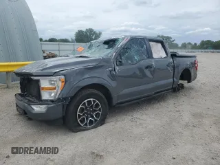 2021 Ford F-150 XL z VIN 1FTEW1EPXMFA72777, wystawiony jako Copart lot #58859095 z przebiegiem Nie podano mil oraz Szkoda całkowita • Salvage title. Historia ofert i sprzedaży dostępna na DreamBid. Obrazek 1.